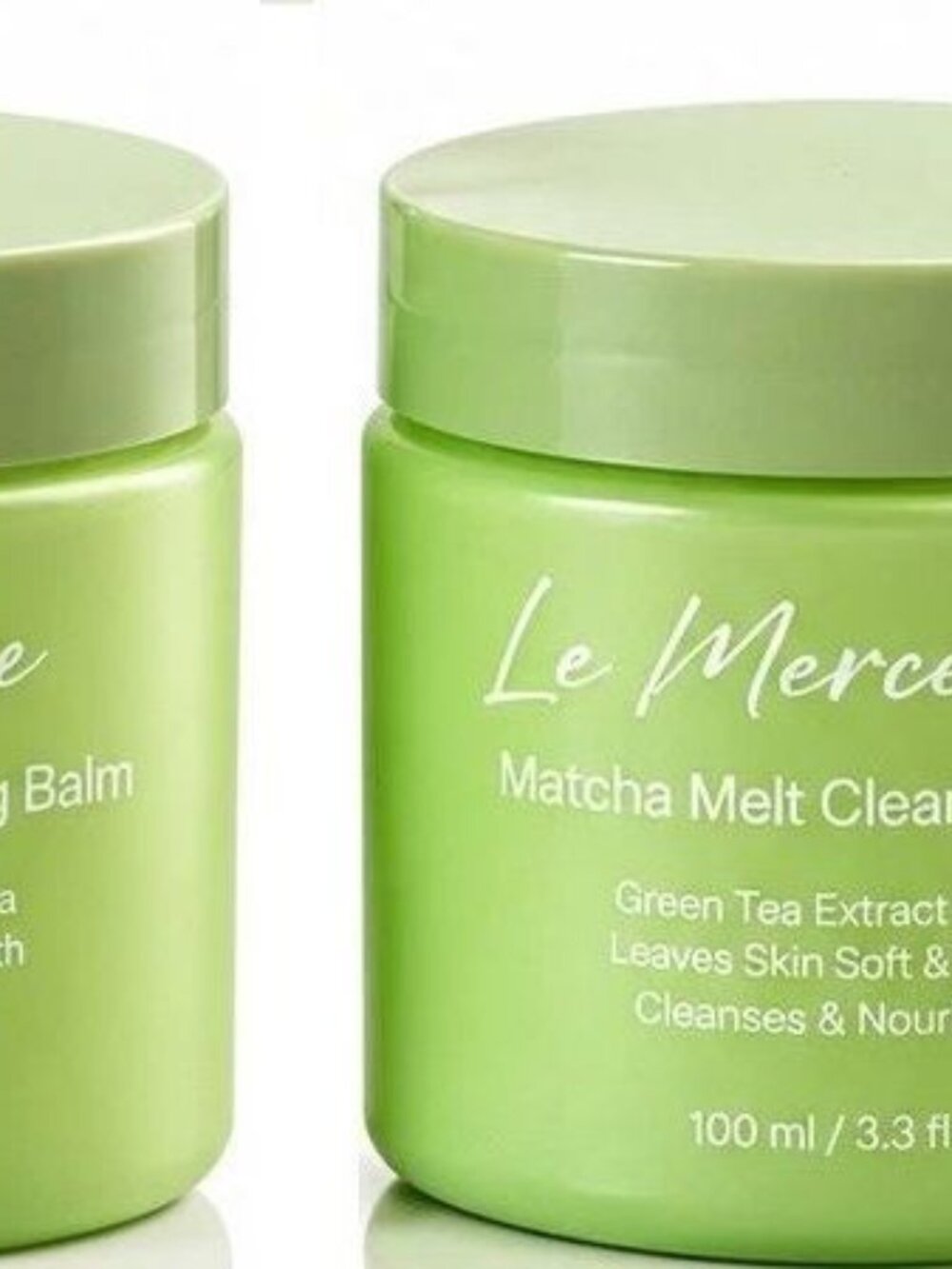 Le Mercerie Matcha Melt Cleansing Balm 3.3 fl oz / 100 ml (3-Pack Bundle)